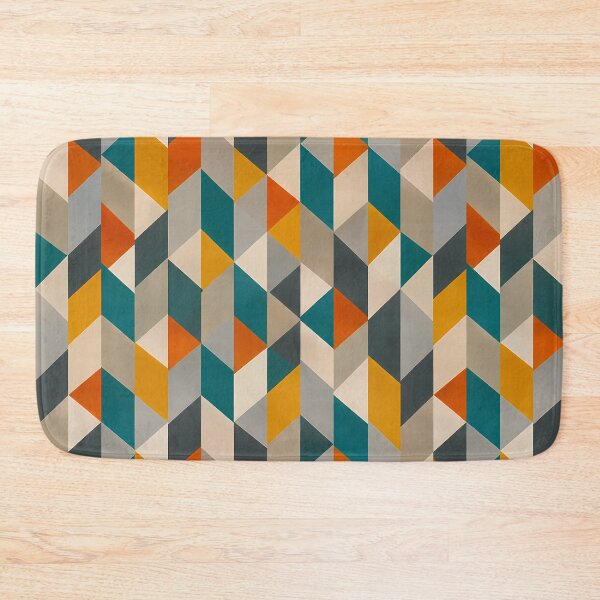 Item preview, Mid Century Modern Geometric Triangle Pattern designed and sold by zenjiinspired.