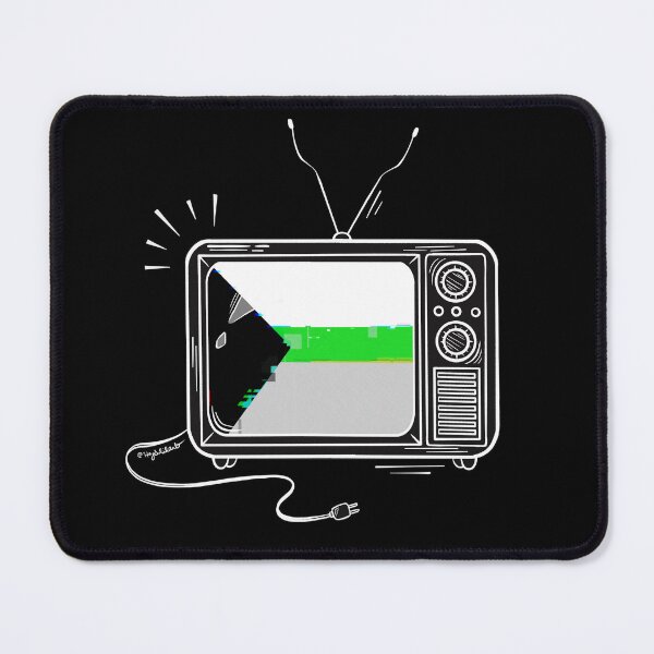 Item preview, Pride Flag Retro TV - Demiromanic designed and sold by heysoleilart.