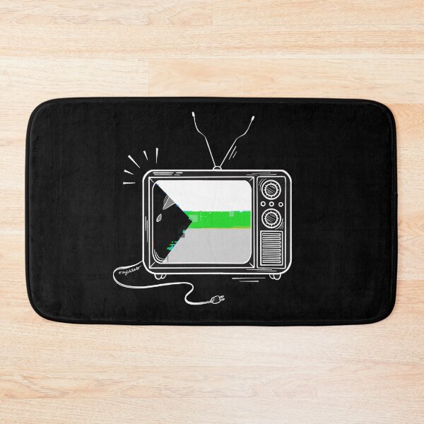 Item preview, Pride Flag Retro TV - Demiromantic designed and sold by heysoleilart.