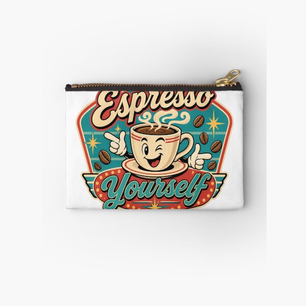 Item preview, Espresso Yourself Retro Coffee Cup designed and sold by PlushFutura.