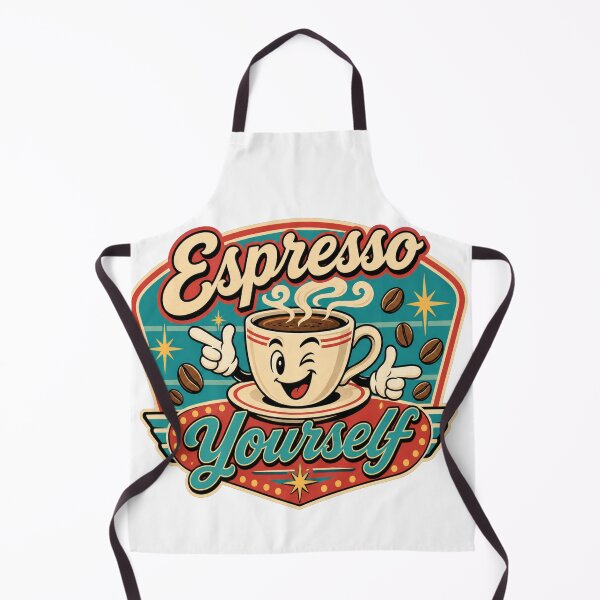 Item preview, Espresso Yourself Retro Coffee Cup designed and sold by PlushFutura.