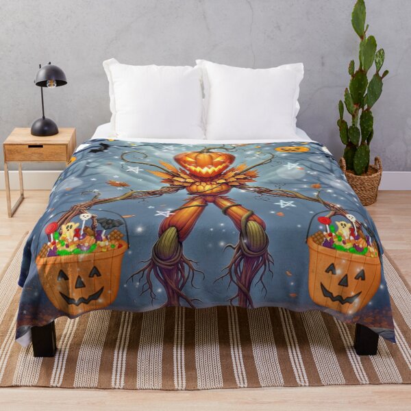 Item preview, halloween pumpkin in the woods designed and sold by Ecosetereos.