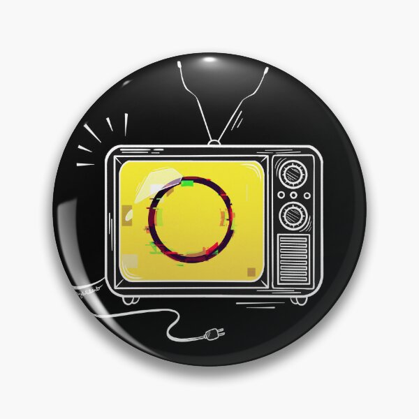 Item preview, Pride Flag Retro TV - Intersex designed and sold by heysoleilart.