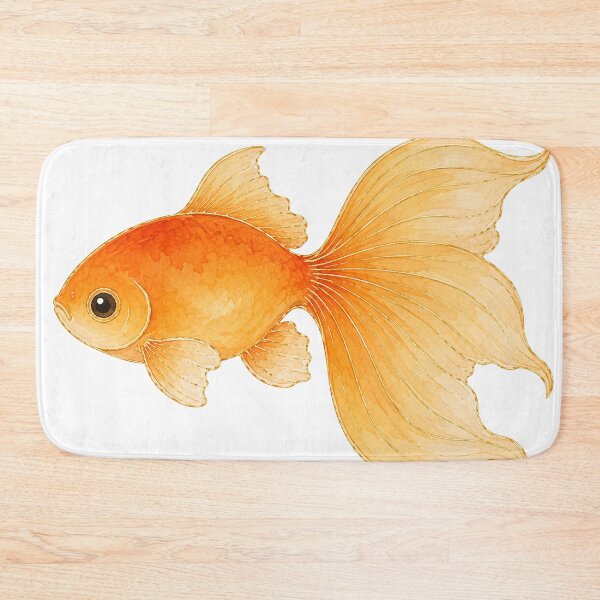 Item preview, Korean Watercolor Goldfish — Tanghwa Style Art Print designed and sold by lita-lilith.