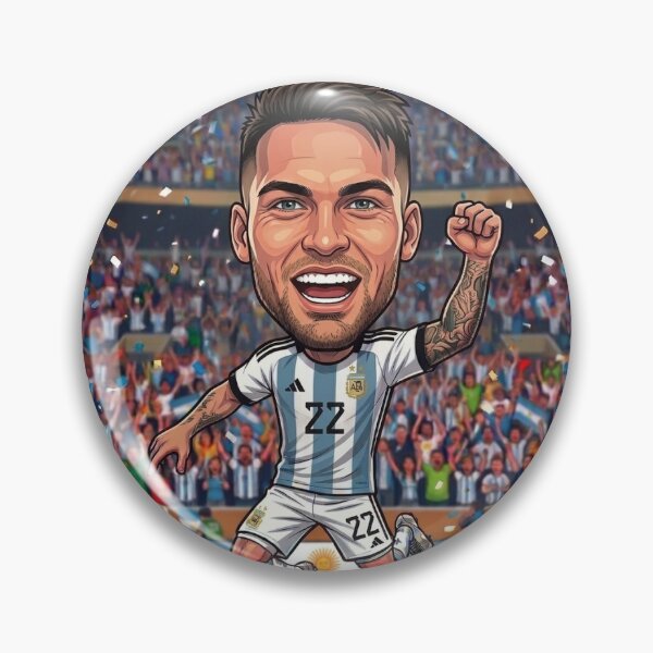 Item preview, Lautaro Martinez, player for the Argentine national team designed and sold by imagbusiness.