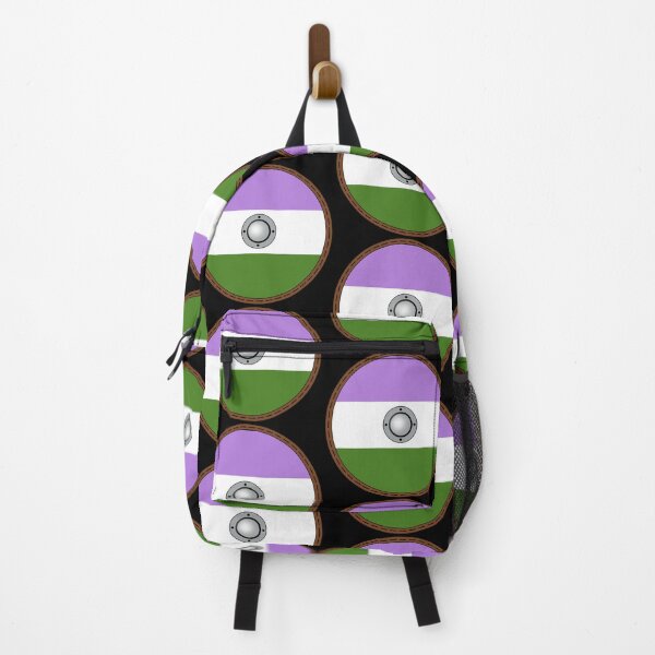 Item preview, Genderqueer Viking Shield designed and sold by Tiwsarm.