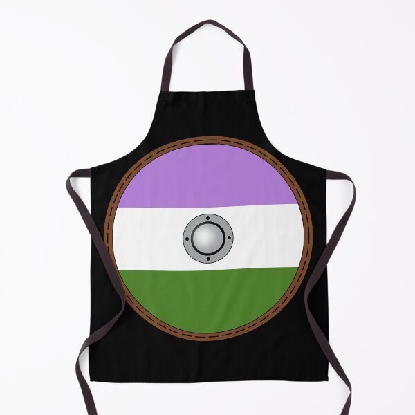 Item preview, Genderqueer Viking Shield designed and sold by Tiwsarm.