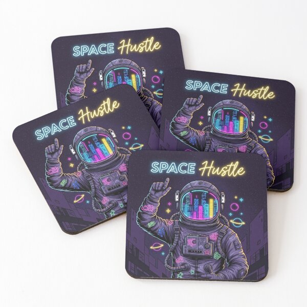 Item preview, Space Hustle – Cyberpunk Astronaut Design | Futuristic Space Entrepreneur Aesthetic designed and sold by Altair_.