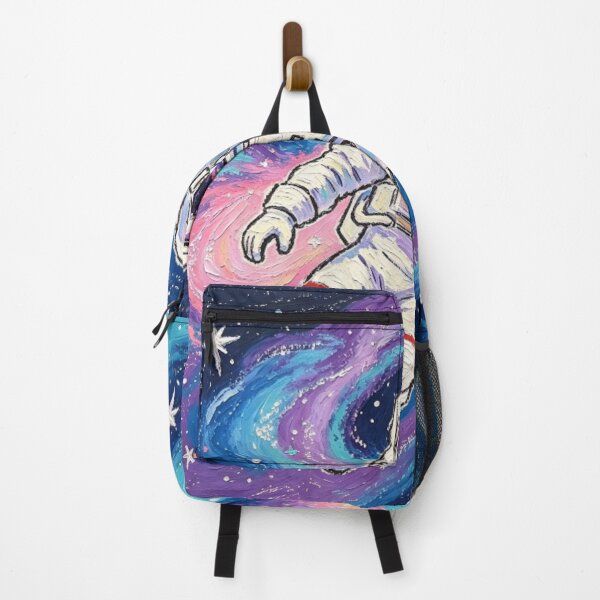 Item preview, Cosmic Float: Astronaut in Vibrant Nebula designed and sold by TeyArtWork.