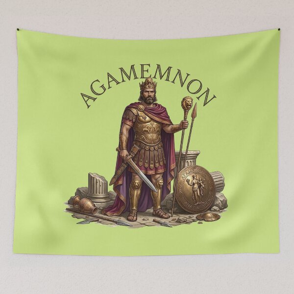 Item preview, King Agamemnon of Mycenae Greek Mythology designed and sold by Utopian-Magic.