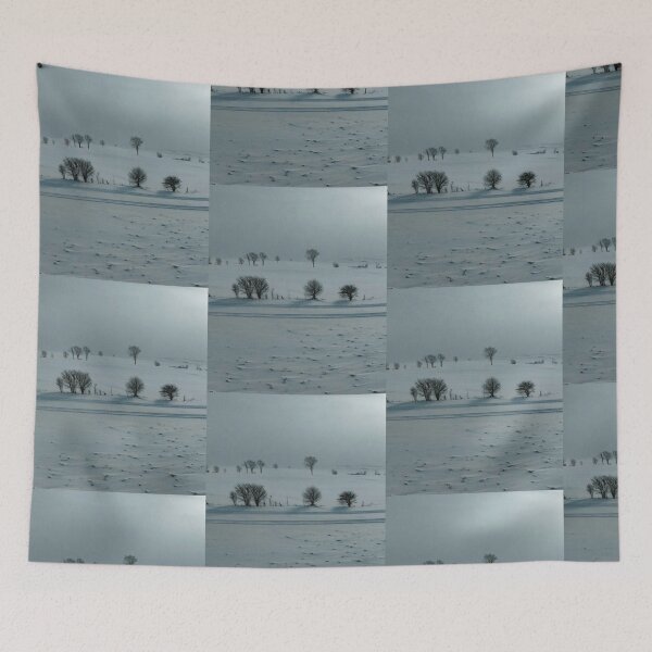 Item preview, Serene Snowy Field designed and sold by Macdonnellk.
