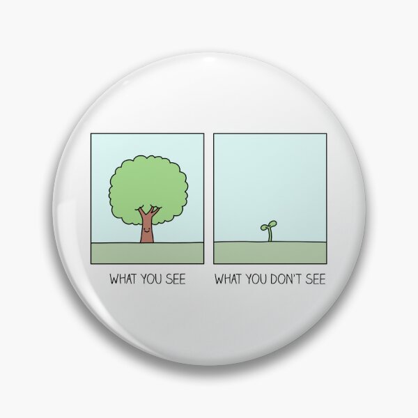 Item preview, What you see vs what you don't see designed and sold by Milkyprint.