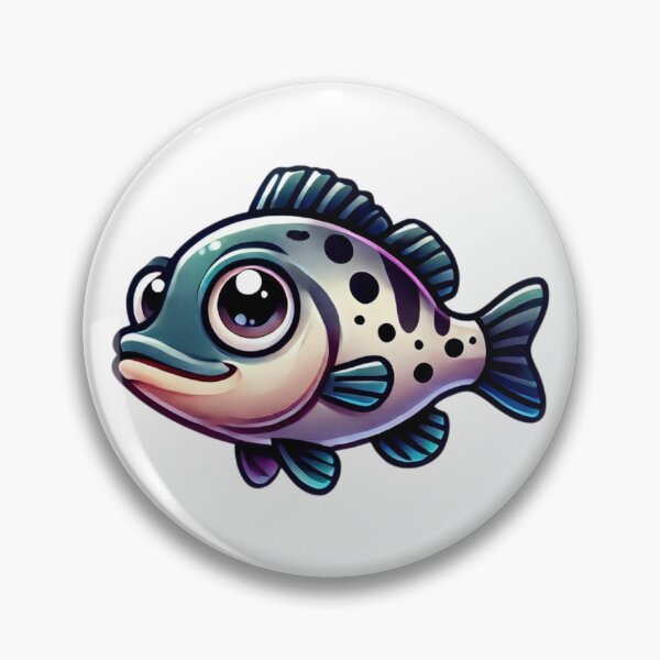Item preview, Adorable Rock Bass Fish 1 designed and sold by Sillytoe.