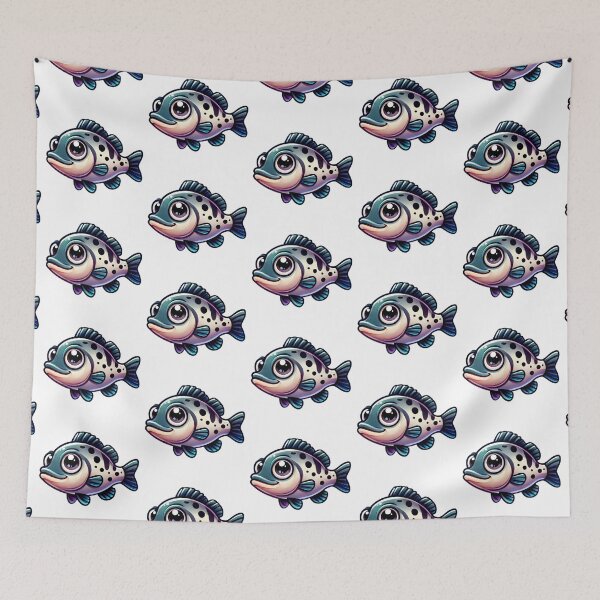 Item preview, Adorable Rock Bass Fish 1 designed and sold by Sillytoe.
