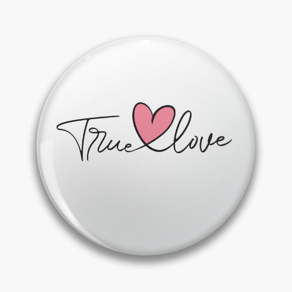 Item preview, True Love Heart Minimalist Typography designed and sold by The secret storage room.