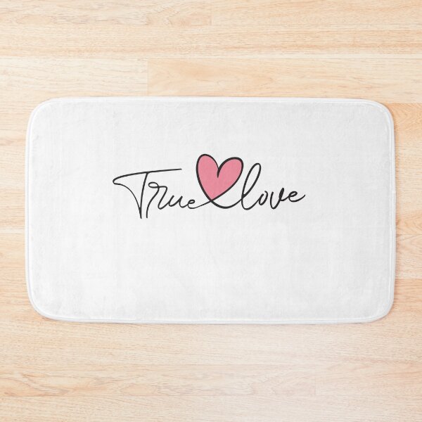 Item preview, True Love Heart Minimalist Typography designed and sold by The secret storage room.