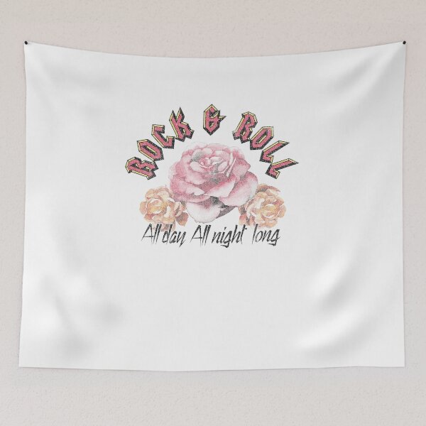 Item preview, Vintage Rock N Roll Roses Floral Graphic designed and sold by The secret storage room.