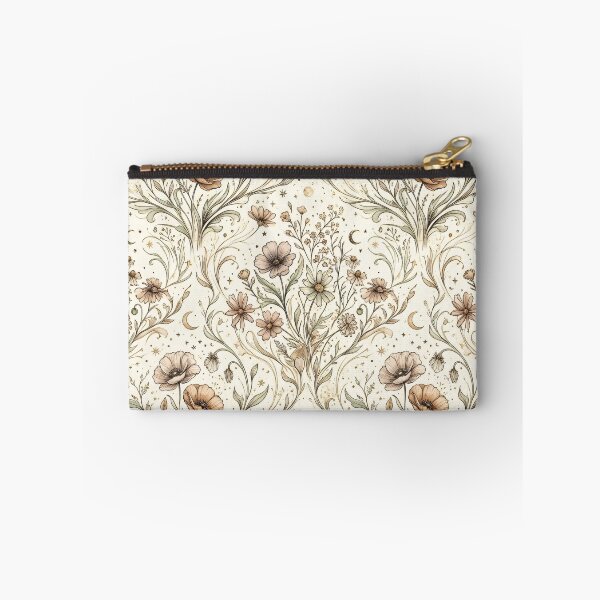Item preview, Celestial Wildflower Dream – Seamless Boho Botanical Pattern designed and sold by MoonwoodStudio.