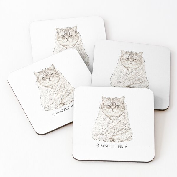 Item preview, Respect Me Grumpy Cat Purrito Cozy Blanket Sketch designed and sold by Grump and Co.