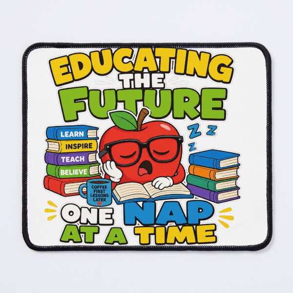 Item preview, Educating The Future One Step At A Time Teacher designed and sold by PlushFutura.