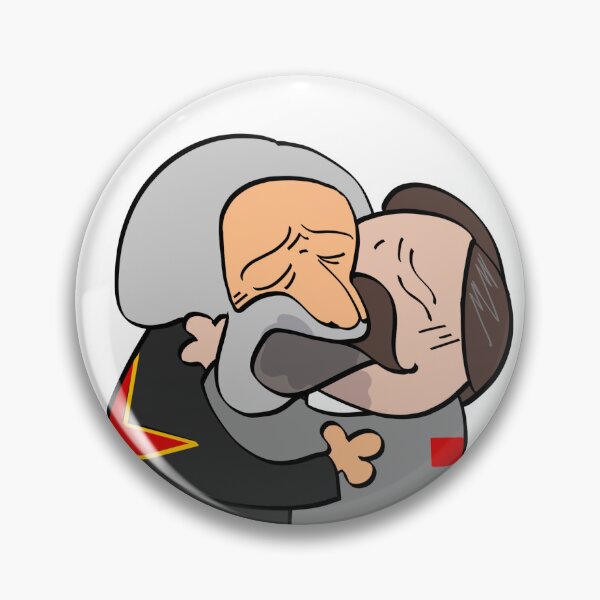 Item preview, Marx and Engels designed and sold by StarlitBluesies.