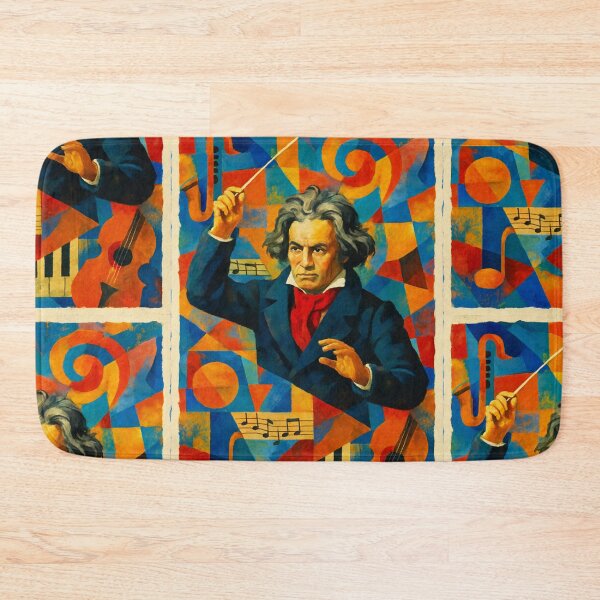 Item preview, Abstract Classical Composer Music Portrait Art designed and sold by PlanetEye Designs.