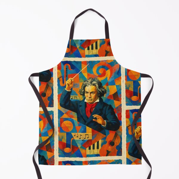 Item preview, Abstract Classical Composer Music Portrait Art designed and sold by PlanetEye Designs.