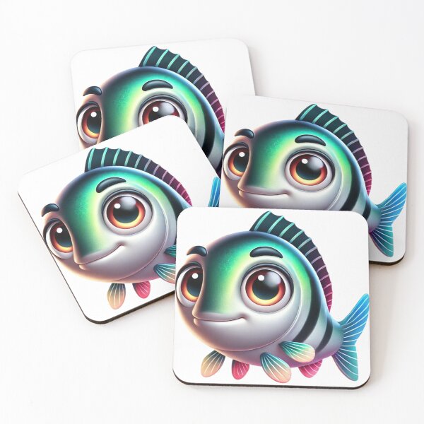 Item preview, Adorable Sea Bass Fish designed and sold by Sillytoe.