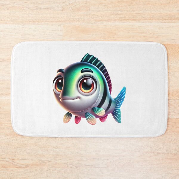 Item preview, Adorable Sea Bass Fish designed and sold by Sillytoe.