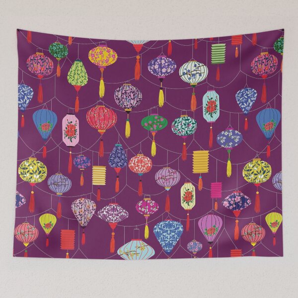 Item preview, Vietnamese lanterns designed and sold by Jennifer Ladd.