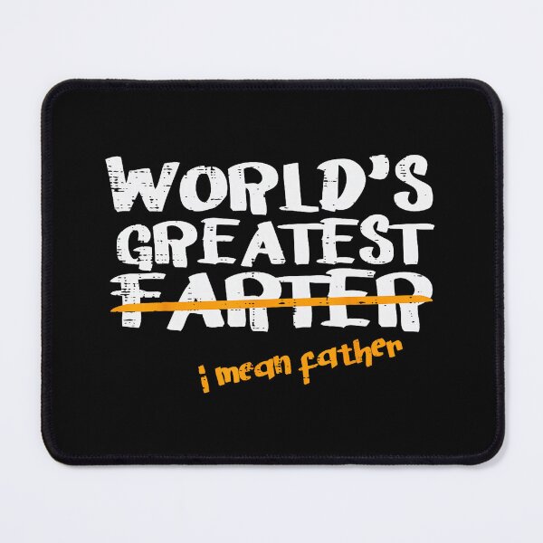 Item preview, World's Greatest Farter Funny Dad Joke Typography Father's Day designed and sold by zamiokaline.