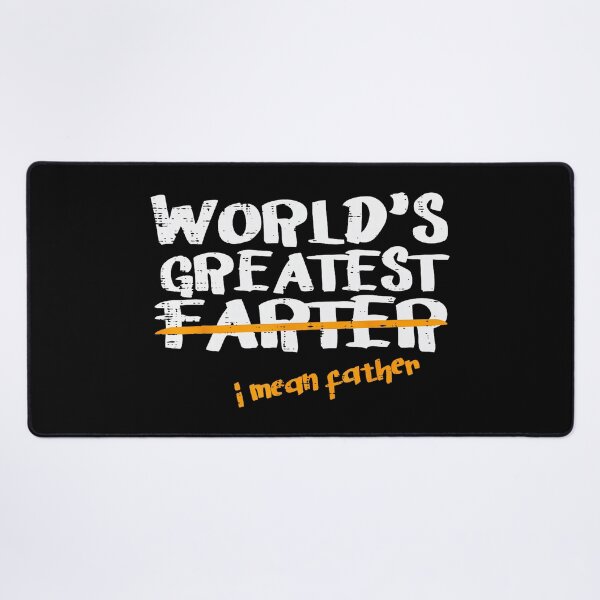 Item preview, World's Greatest Farter Funny Dad Joke Typography Father's Day designed and sold by zamiokaline.