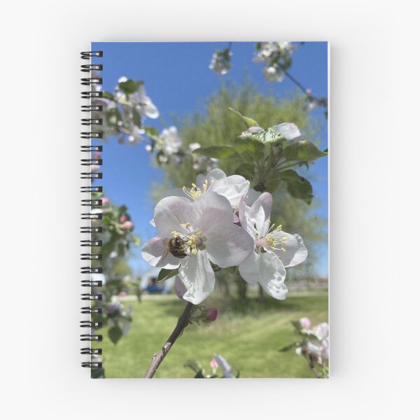 Item preview, Honeybee on Apple Blossom designed and sold by SteeleChampagne.
