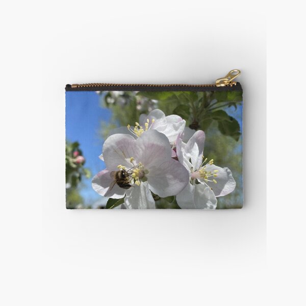 Item preview, Honeybee on Apple Blossom designed and sold by SteeleChampagne.