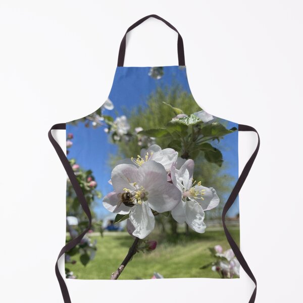 Item preview, Honeybee on Apple Blossom designed and sold by SteeleChampagne.