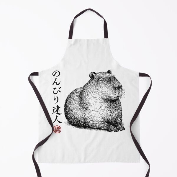 Item preview, Vintage Relaxed Capybara Zen Master Retro Manga Style designed and sold by titanlevi.