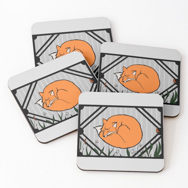 Item preview, Sleeping orange fox designed and sold by Crowsdance.