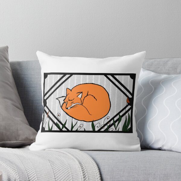 Item preview, Sleeping orange fox designed and sold by Crowsdance.