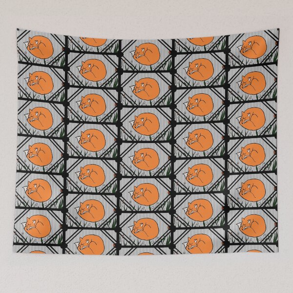 Item preview, Sleeping orange fox designed and sold by Crowsdance.