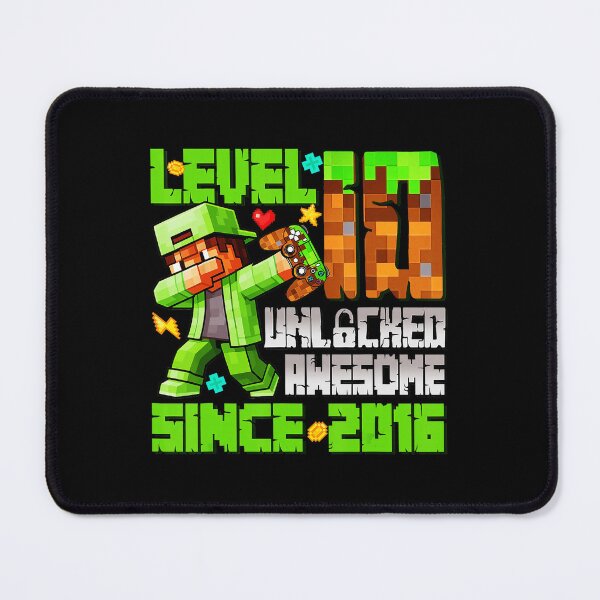 Item preview, Level 10 Unlocked Birthday Gamer Pixel Adventure Since 2016 designed and sold by FGTV2021.