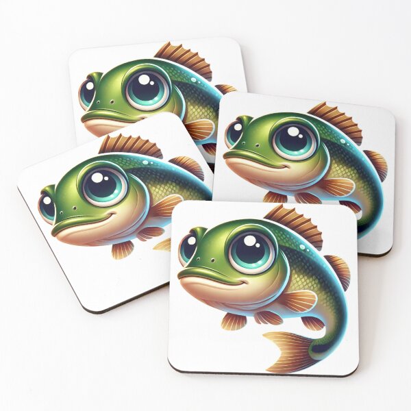 Item preview, Adorable Smallmouth Bass Fish designed and sold by Sillytoe.