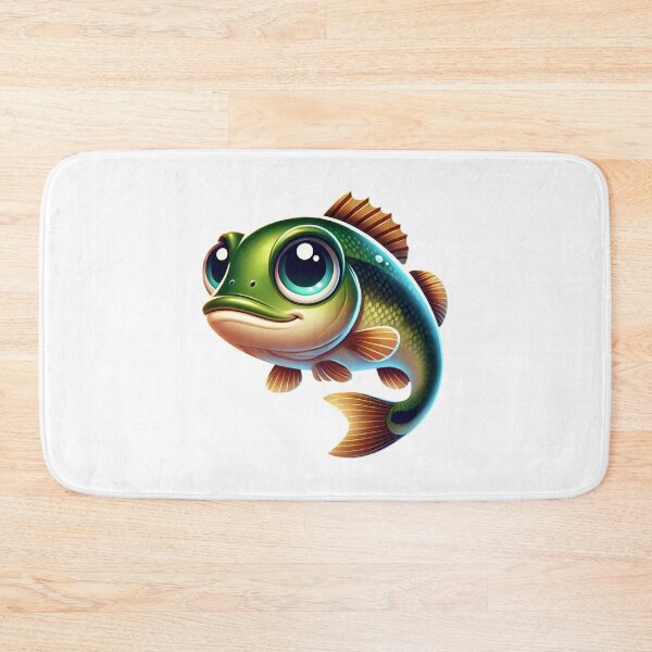 Item preview, Adorable Smallmouth Bass Fish designed and sold by Sillytoe.