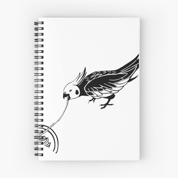 Item preview, Cockatiel Stealing Spaghetti designed and sold by breezewolfspace.