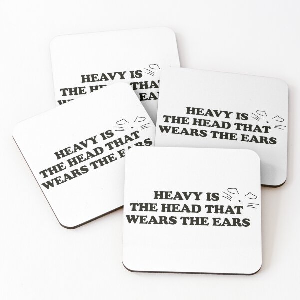 Item preview, Heavy is the Head that Wears the Ears designed and sold by StarlitBluesies.