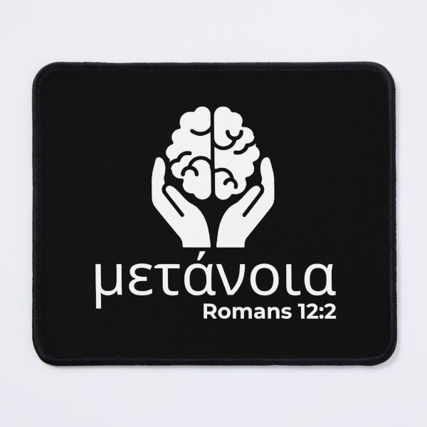 Item preview, Metanoia - Romans 12:2 Christian Transformation - White Design  designed and sold by MoriaStore.