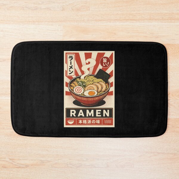 Item preview, Vintage Ramen Bowl Japanese Food Poster Retro Kitchen designed and sold by ferminhays.