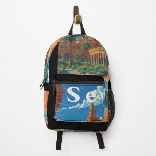 Item preview, Anime Girl Gazing at Alcazar of Seville in Soft Pastel Hues designed and sold by Anomaneal.