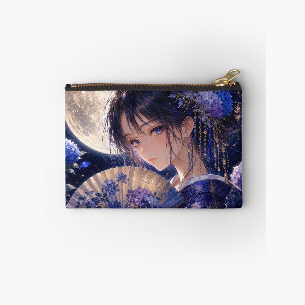 Item preview, Moonlit Hydrangea Maiden | Japanese Fantasy Art designed and sold by KawaiiLabo.