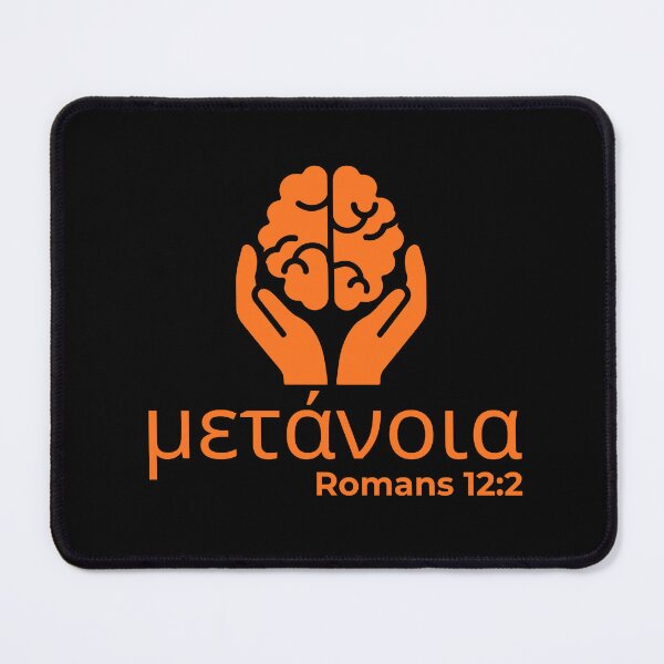 Item preview, Metanoia - Romans 12:2 Christian Transformation - Orange Design  designed and sold by MoriaStore.
