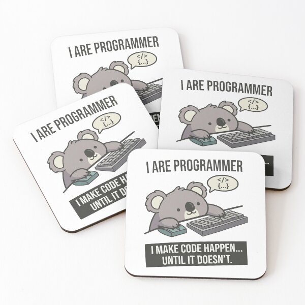 Item preview, I Are Programmer Funny Koala Coding designed and sold by Nova Blend.